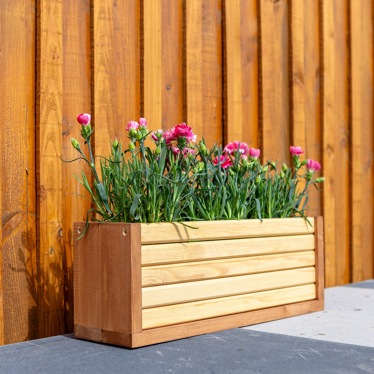 WOODEN OUTDOOR PLANTER