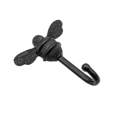 COAT HOOK BEE IN BLACK FINISH