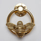 BUMBLE BEE RING DOOK KNOCKER BRASS FINISH