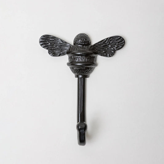 COAT HOOK BEE IN BLACK FINISH