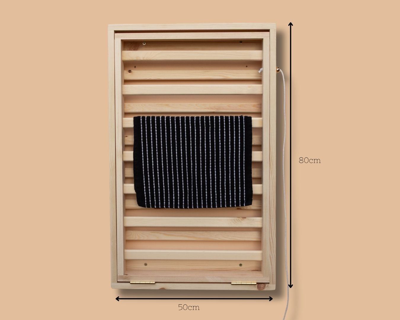 WALL MOUNTED TOWEL RACK
