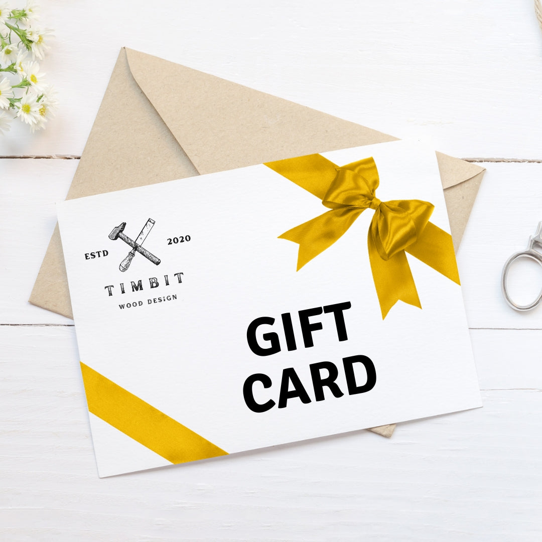 Timbit Wood Design Gift Card