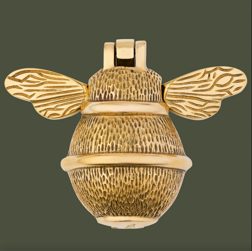 BUMBLE BEE DOOR KNOCKER BRASS FINISH